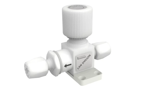 Teflon PTFE ADJUSTABLE NEEDLE CHECK VALVE Appearance